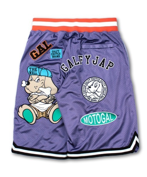 GALFY / チーム犬 / メッシュショートパンツ / L / 新品未使用 GALFY パンツ GALFY（ガルフィー）「チーム犬」メッシュショーツ