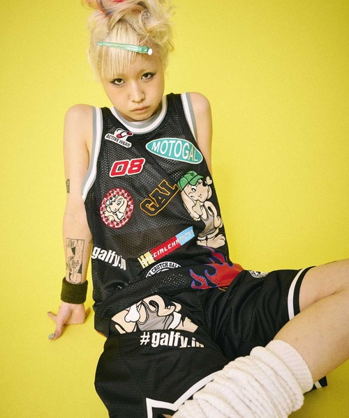 GALFY パンツ GALFY（ガルフィー）「チーム犬」メッシュショーツ