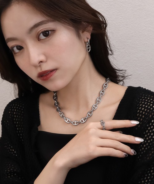 値下げ中。アンカーチェーンネックレス SIENA ROSE】アンカーチェーンネックレス｜SANPO ONLINE(サンポー