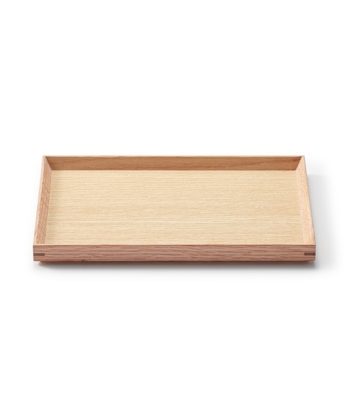 無印良品（MUJI） ランチョンマット 木製 角型トレー 約幅27×奥行