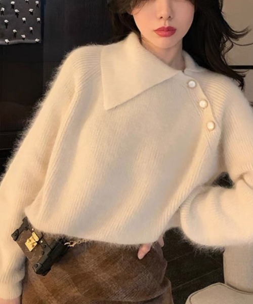 Sibra（シブラ） ニット セーター ふわふわもちもちニット レディース