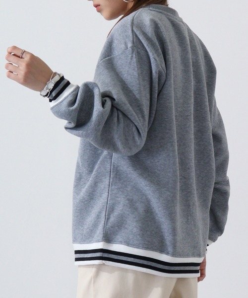 Ace（エース） トレーナー スウェット リブライン ポリエステル100