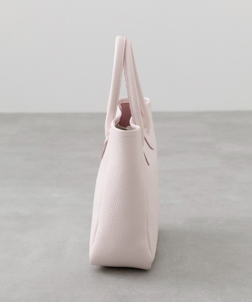 YOUNG&OLSEN EMBOSSED LEATHER TOTE S ピンク YOUNG&OLSEN The DRYGOODS STORE（ヤングアンドオルセン） トート