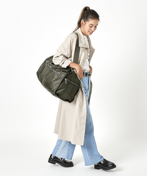 LeSportsac CR LARGE WEEKEND ボストンバッグ 大容量 LeSportsac ボストンバッグ CR LARGE WEEKENDER グラベルC