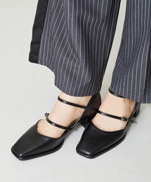 OHGA ダブルストラップパンプス　24cm ダブルストラップパンプス OHGA