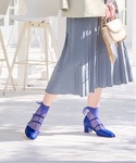 パンプス ダブル ストラップ ヒール パンプス...の詳細画像1