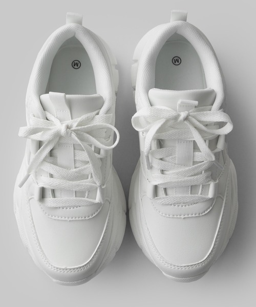 minia（ミニア） スニーカー フレアソールダッドスニーカー レディース