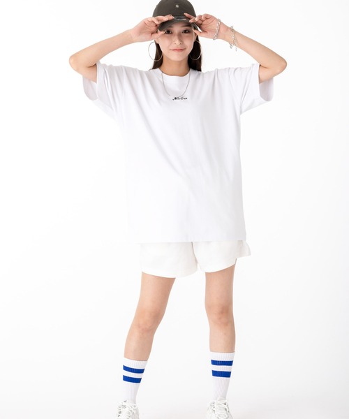 Tシャツ ホワイト 半袖 Oサイズ&ホワイトキャップ NEW ERA（ニューエラ） tシャツ 半袖Tシャツ オーバーサイズ ONSPOTZ