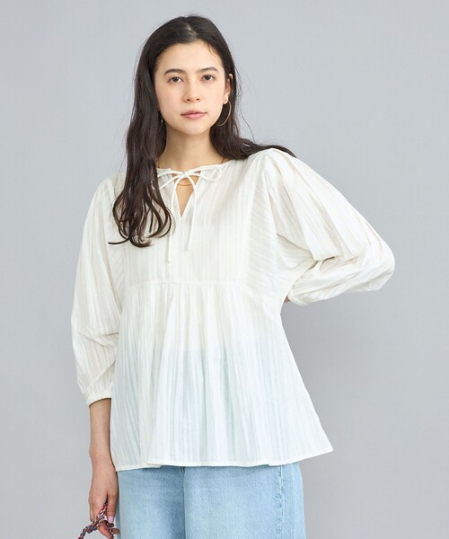 Heve ヘイブ 2way ジャケットブラウス スズラン オフホワイト SLY | 2WAY OVER SAFARI ジャケット (ジャケット ) |SHEL'TTER WEBSTORE