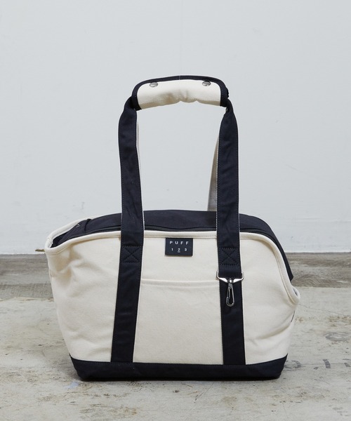 タグ付新品★PUFF お洒落なペットキャリー キャンバストートバッグ L COMMON WARE 犬 服 PUFF:pet carry canvas tote L ドッグ