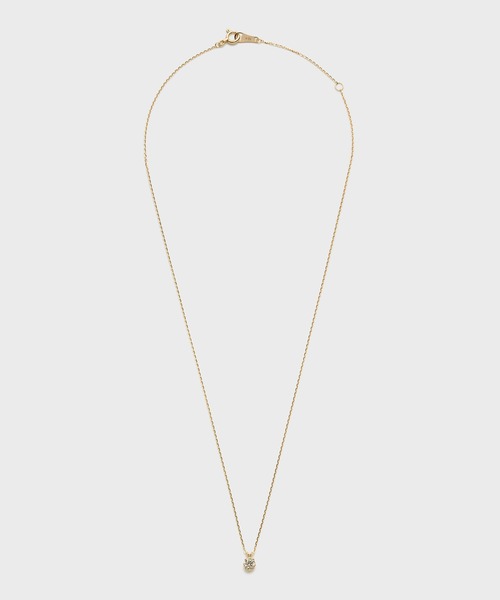 ネックレス K10ダイヤモンドネックレス（0.15ct） レディースの画像