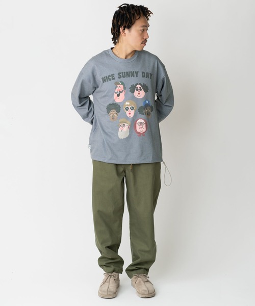 gym master（ジムマスター） tシャツ T/C裏毛 NICE SUNNY DAYビックTee 