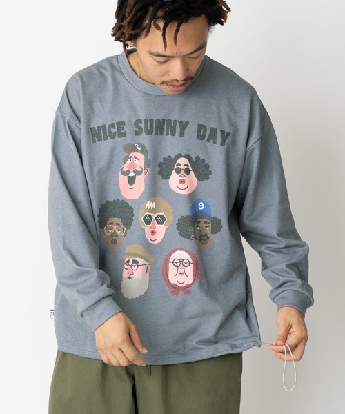 gym master（ジムマスター） tシャツ T/C裏毛 NICE SUNNY DAYビックTee 