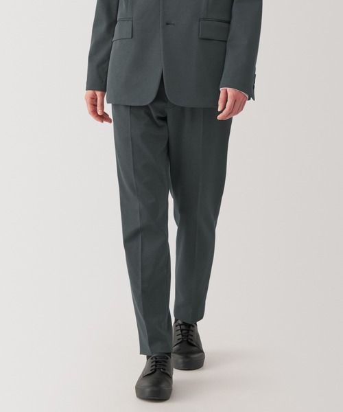 無印良品（MUJI） パンツ 紳士 ストレッチジャージーノータックパンツ