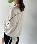 tシャツ 半袖 大人スポーティー。パイピングダ...の詳細画像4