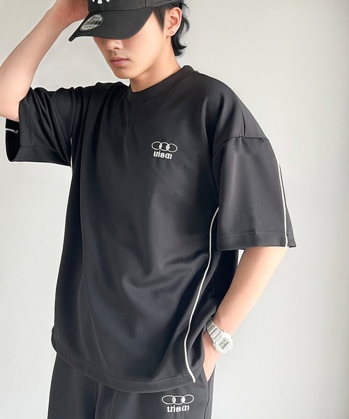 tシャツ 大人スポーティー。パイピングダンボールオーバTシャツ(セットアップ可能) レディース メンズ | classicalelf | 17