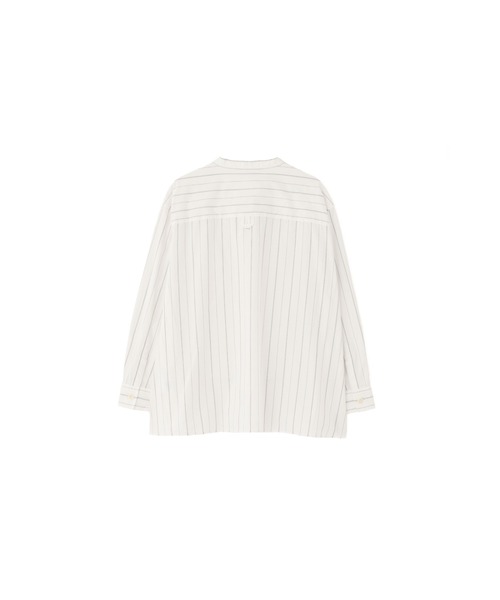 MHL. ブラウス シャツ GRAPHIC COTTON STRIPE レディース