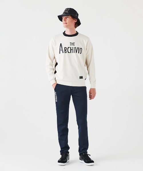 archivio（アルチビオ） 「MENS」サイド切替ロゴプルオーバー「2024年
