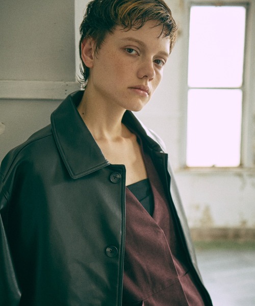 EN NEUME ベスト ジレ 「Set Up」Faux Suede Gilet レディース