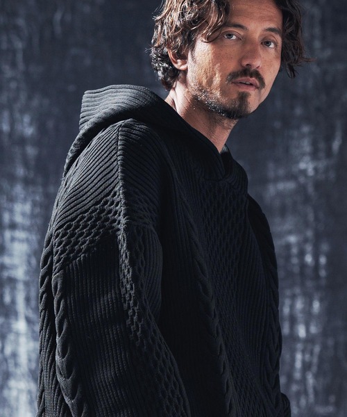 BEEDEN FEATHER KNIT HOODIE パーカー BEEDEN》FEATHER KNIT HOODIE - メルカリ