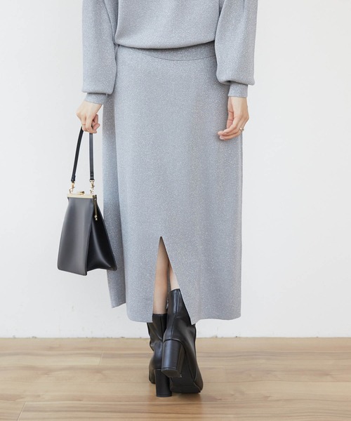 Sirin スカート 「セット対応」ラメニットスカート : ZOZOTOWN Yahoo
