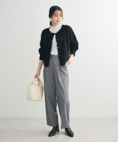 BANSAN バンサン　フリンジニットカーディガン フリンジニットカーディガン 通販【ニッセン】