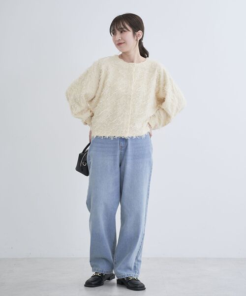 【美品】ルーニィー　フリンジグリーンニットカーディガン フリンジニットカーディガン｜LOUNIE（ルーニィ）公式サイト