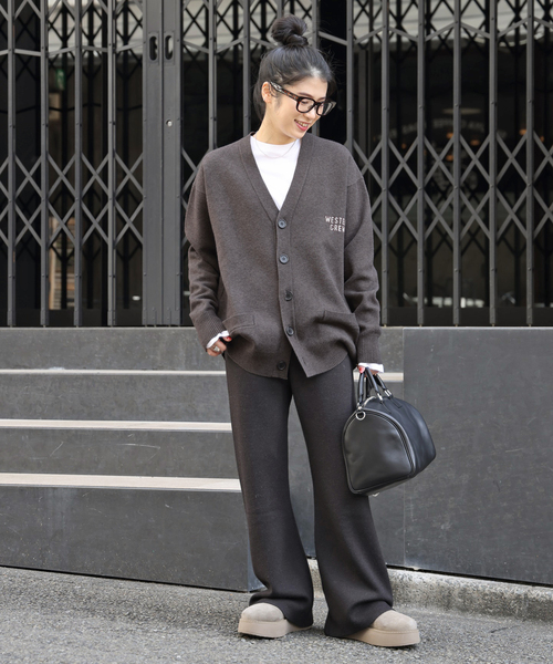 カーディガン 「St.Johns 3rd Club」WESTERN CREW cardigan レディース