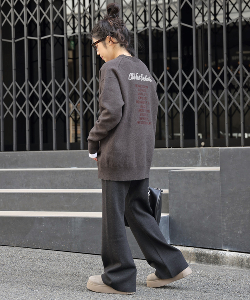 カーディガン 「St.Johns 3rd Club」WESTERN CREW cardigan レディース