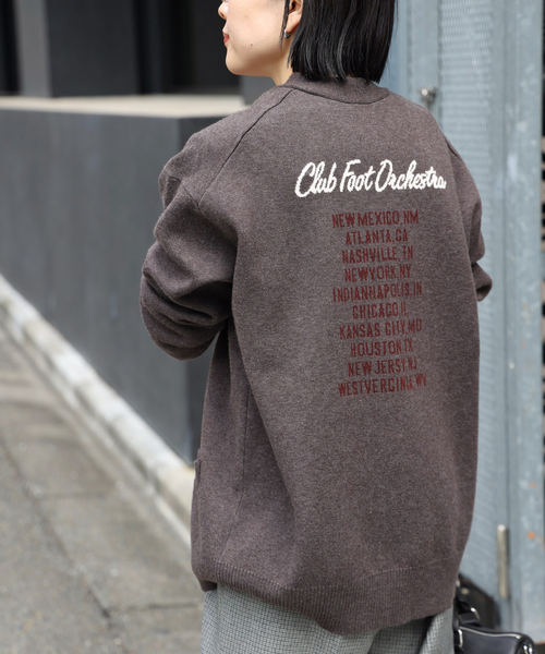 カーディガン 「St.Johns 3rd Club」WESTERN CREW cardigan レディース