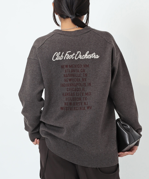 カーディガン 「St.Johns 3rd Club」WESTERN CREW cardigan レディース