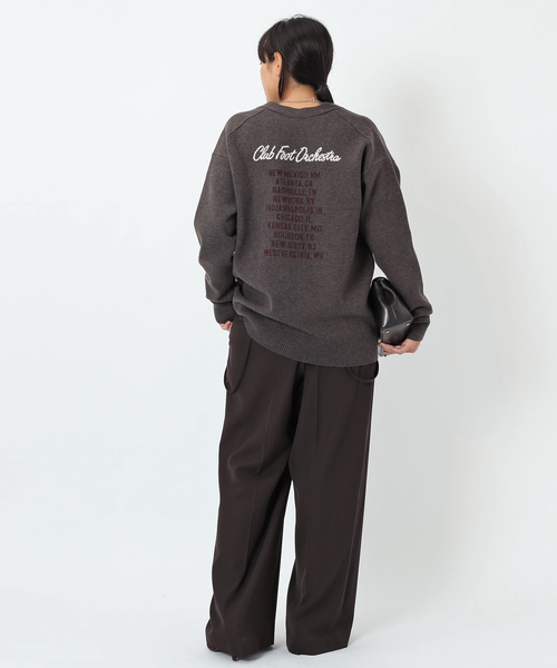 カーディガン 「St.Johns 3rd Club」WESTERN CREW cardigan レディース