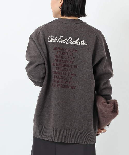 カーディガン 「St.Johns 3rd Club」WESTERN CREW cardigan レディース
