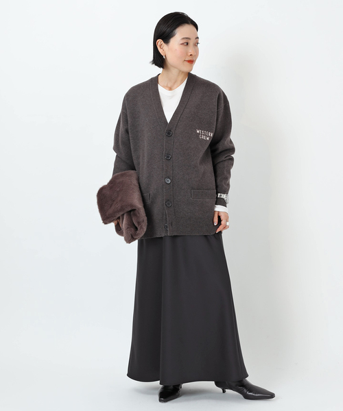カーディガン 「St.Johns 3rd Club」WESTERN CREW cardigan レディース