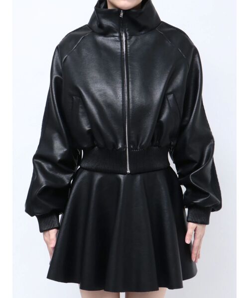 GYDA（ジェイダ） ブルゾン アウター レースラインボリュームスリーブ