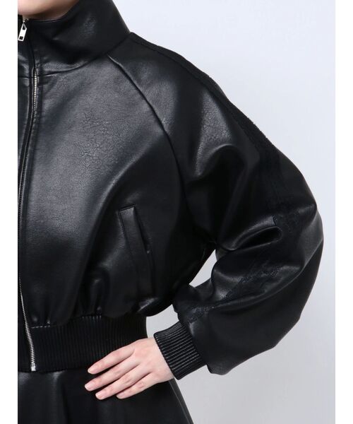 GYDA（ジェイダ） ブルゾン アウター レースラインボリュームスリーブ