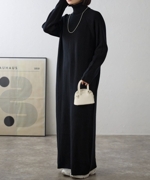 ap retro ワンピース タートルネックワンピース/ニットワンピース