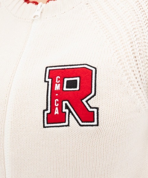 カーディガン RVCA レディース ZIP THRU KNIT CARDIG 0 カーディガン/ルーカワッペンジップアップニットカーディガン レディー RVCA カーディガン レディース ZIP THRU KNIT CARDIG 0