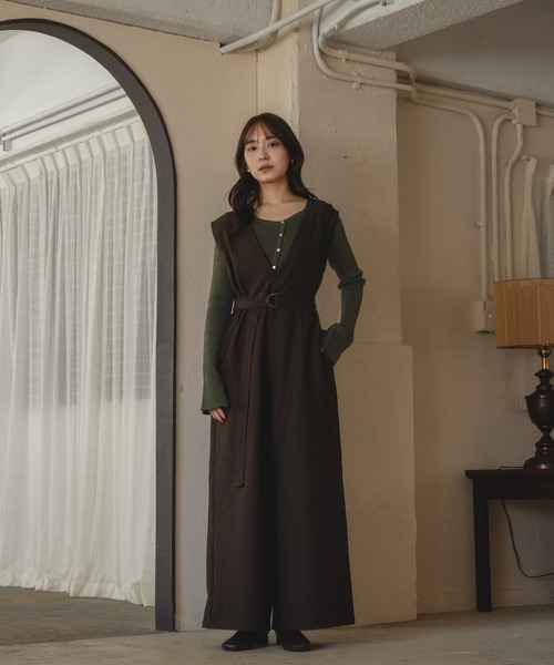 mideal 新品 アシンメトリーリブニット mideal（マイディール） ニット セーター asymmetry design rib tops