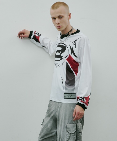 tシャツ AIVER モトクロスジャージプルオーバー メンズ レディース 