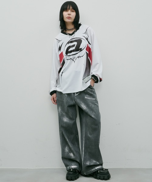 AIVER tシャツ AIVER モトクロスジャージプルオーバー メンズ