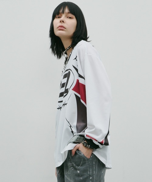 AIVER tシャツ AIVER モトクロスジャージプルオーバー メンズ