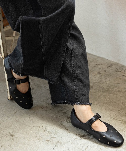 アレミス ブラックパンプス リボン付き アレミス ブラックパンプス リボン付き ALL BLACK パンプス