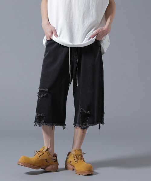 mnml ミニマル ペイズリー ニット ショートパンツ 全3色 PAISLEY