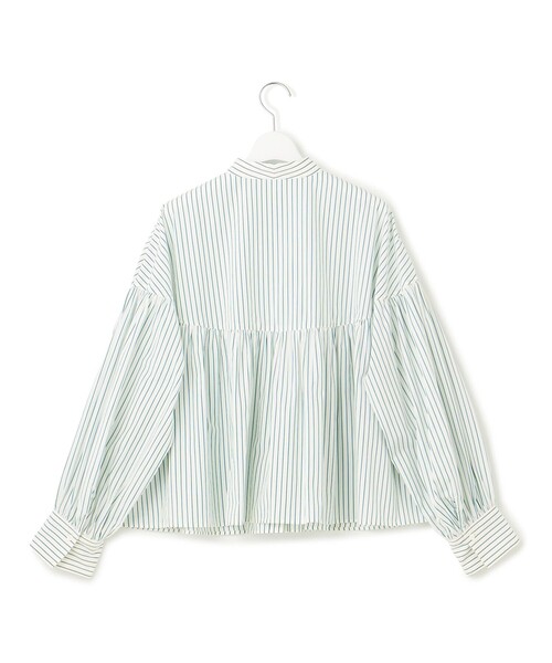 23区　CANCLINI ギャザー フレア ブラウス 23区 ブラウス シャツ 「洗える」CANCLINI ギャザー フレア