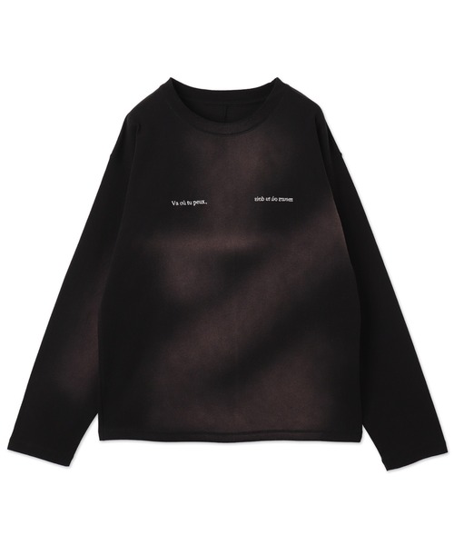 LUCY（ルーシー） tシャツ LUCY/スプレーブリーチロンT メンズ