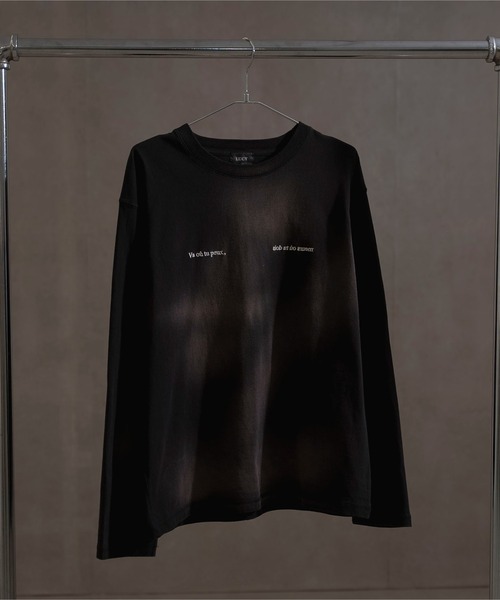 LUCY（ルーシー） tシャツ LUCY/スプレーブリーチロンT メンズ