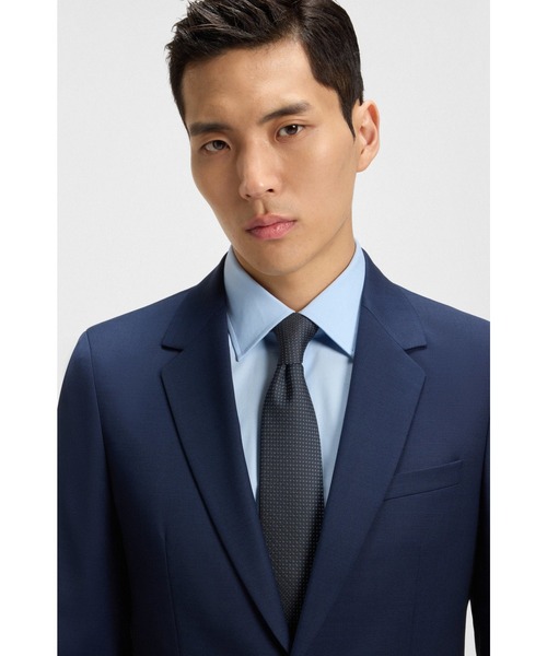 BOSS（HUGO BOSS） ネクタイ シルクブレンド マイクロパターン