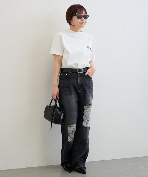 LEFIJE ブラック Cowベルト LEFIJE ベルト LEFIJE/レフィエ M4925M Cow BUKLE BELT