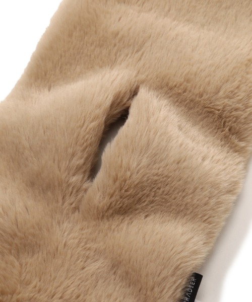 「Vincent Pradier」 マフラー FREE ベージュ レディース_画像9